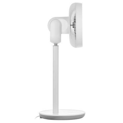 Sencor - Stojanový ventilátor 3D UltraSilent 26W/230V biela + diaľkové ovládanie