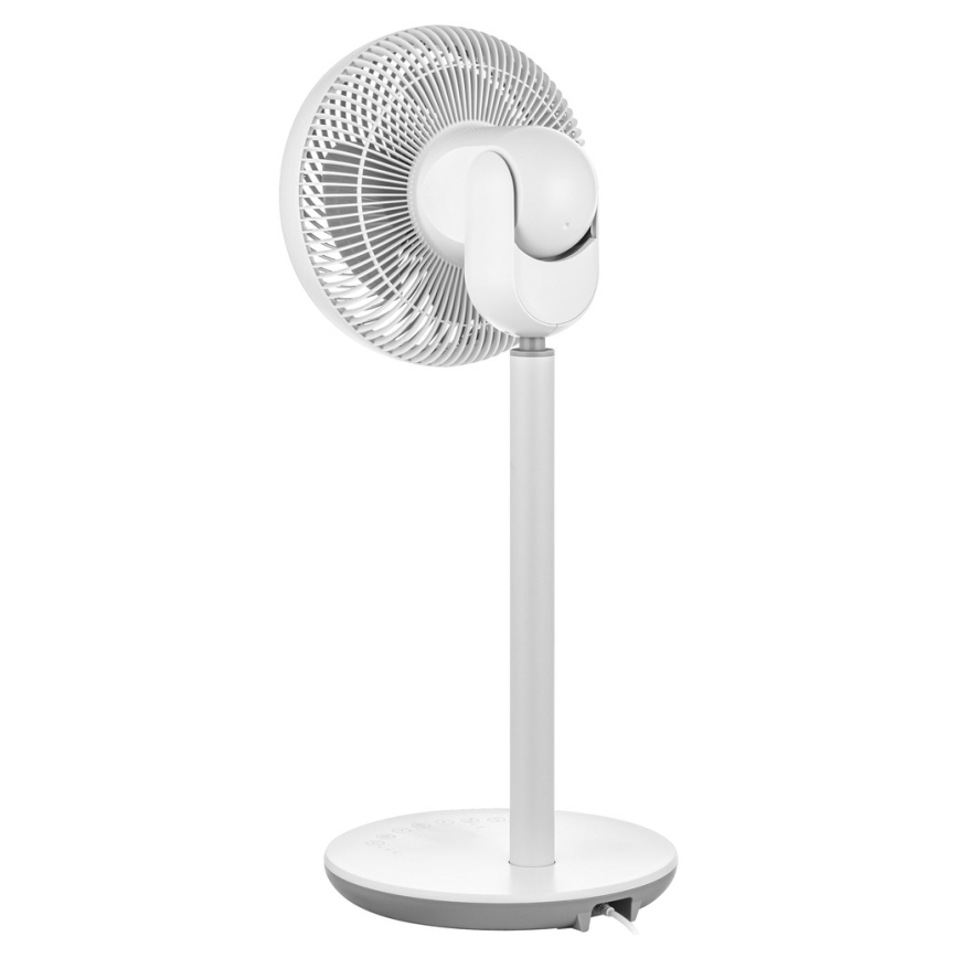 Sencor - Stojanový ventilátor 3D UltraSilent 26W/230V biela + diaľkové ovládanie