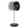 Sencor - Stojanový ventilátor 3D UltraSilent 26W/230V Wi-Fi čierna + diaľkové ovládanie