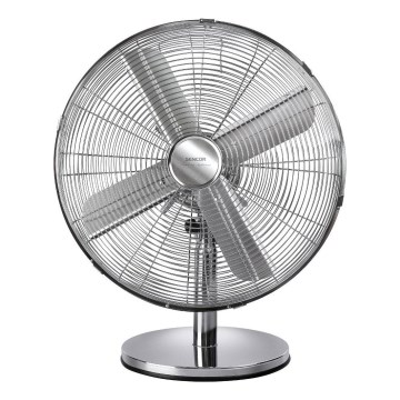 Sencor - Stolný ventilátor 50 W/230 V lesklý chróm