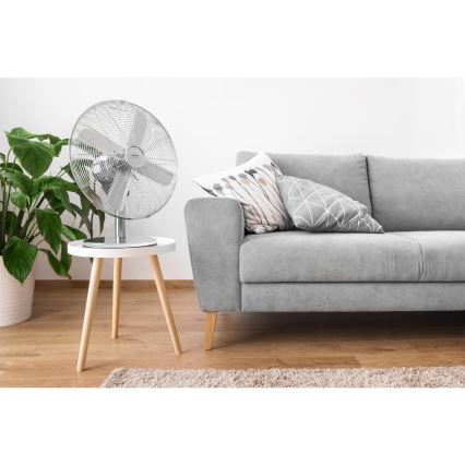 Sencor - Stolný ventilátor 50 W/230 V lesklý chróm