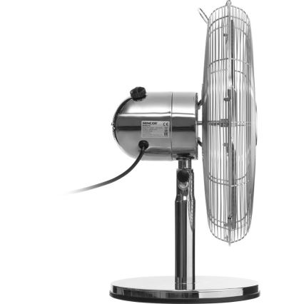 Sencor - Stolný ventilátor 50 W/230 V lesklý chróm