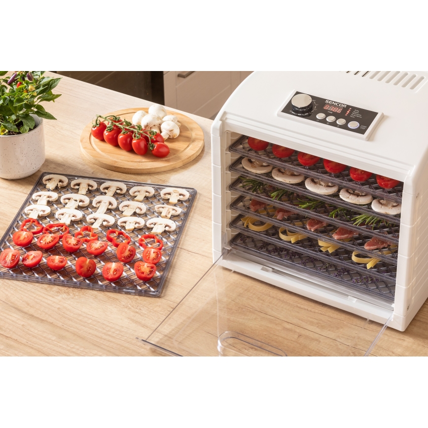 Sencor - Sušička potravín 500W/230V biela