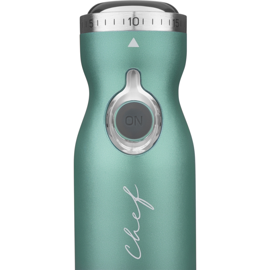 Sencor - Tyčový mixér 4v1 1200W/230V nerez/tyrkysová