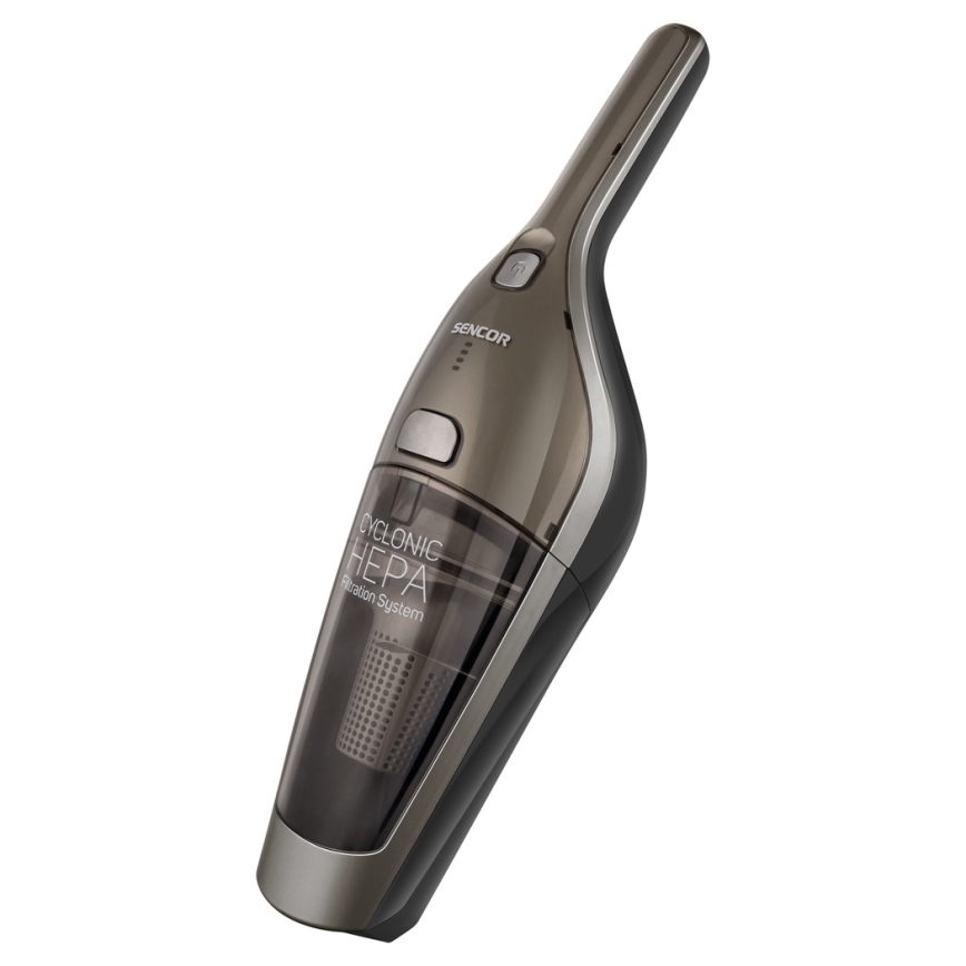 Sencor - Tyčový vysávač s elektrickou rotačnou kefou 2v1 110W/21,6V 2000 mAh šedá