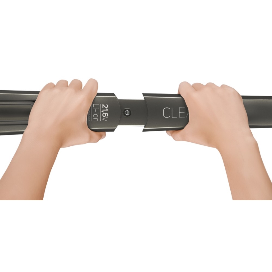 Sencor - Tyčový vysávač s elektrickou rotačnou kefou 2v1 110W/21,6V 2000 mAh šedá