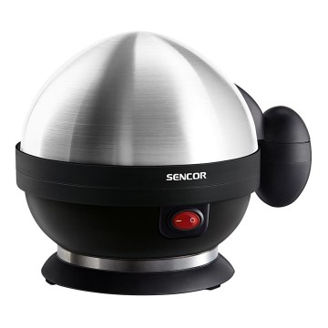 Sencor - Varič vajec 320-380W/230V čierna/matný chróm