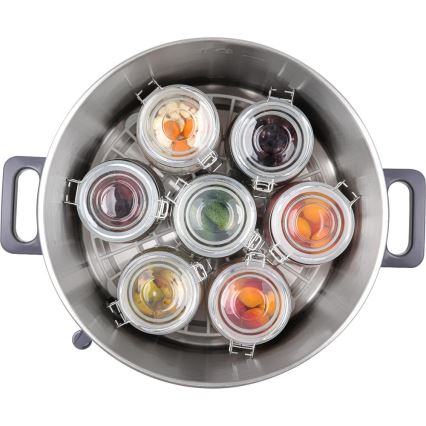 Sencor - Zavárací hrniec 27 l 1800W/230V nerez/šedá