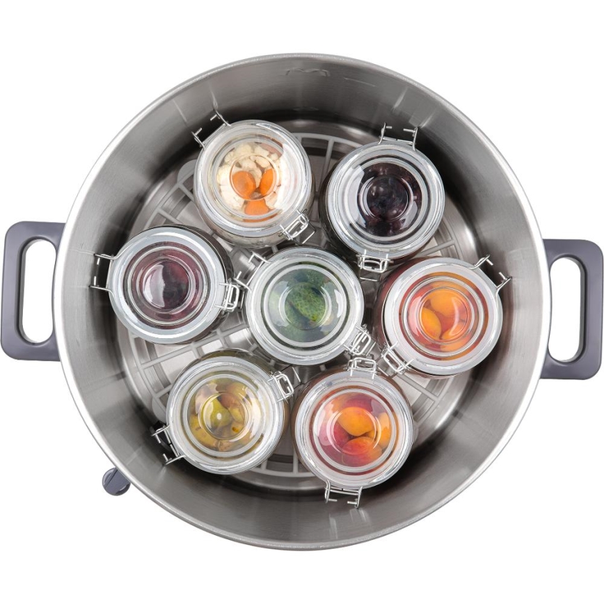 Sencor - Zavárací hrniec 27 l 1800W/230V nerez/šedá