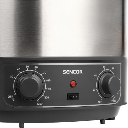 Sencor - Zavárací hrniec 27 l 1800W/230V nerez/šedá