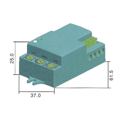 Senzor pohybu mikrovlnný MW B 360° 1200W/230V biela