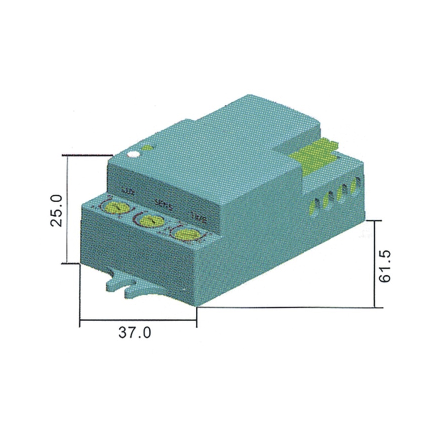 Senzor pohybu mikrovlnný MW B 360° 1200W/230V biela