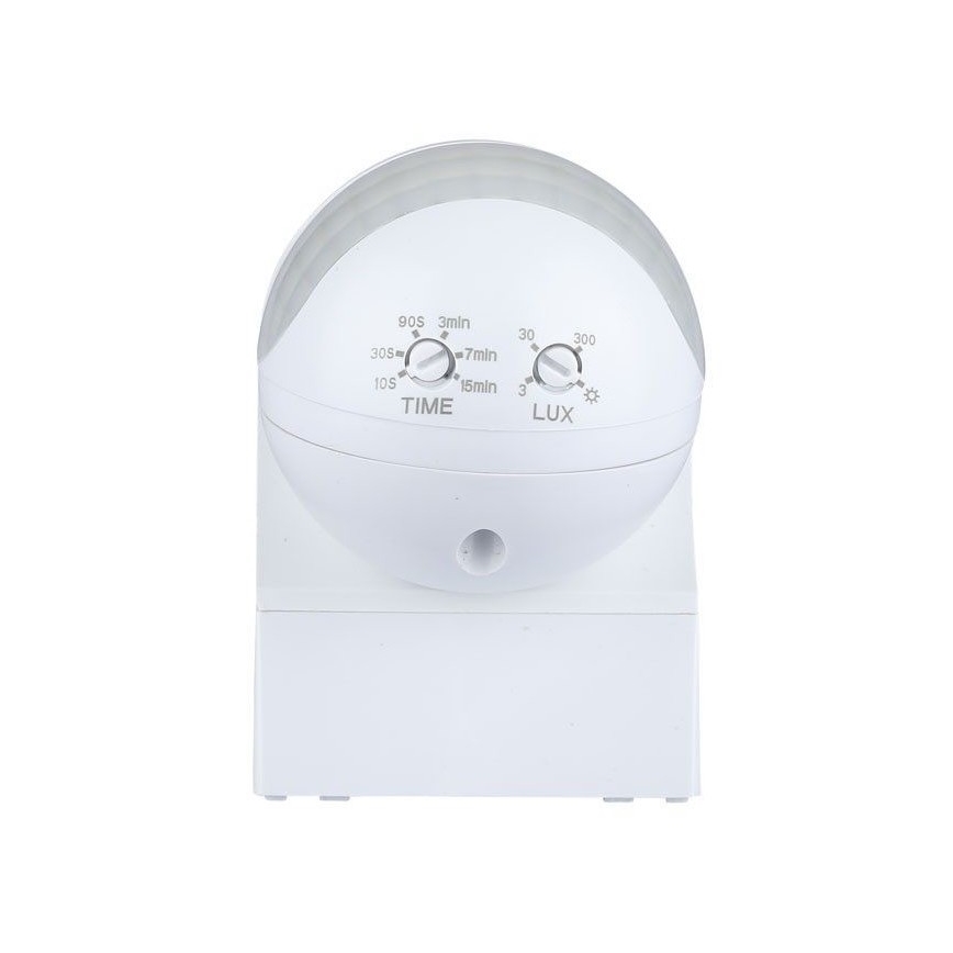 Senzor pohybu PIR 180° 800W/230V IP44 biela