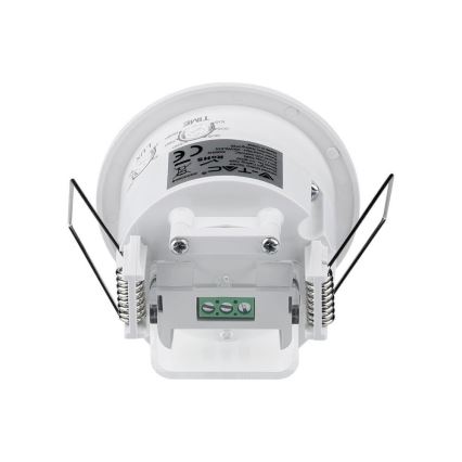 Senzor pohybu podhľadový PIR 360° 300W/230V biela