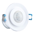 Senzor pohybu podhľadový PIR 360° 400W/230V biela