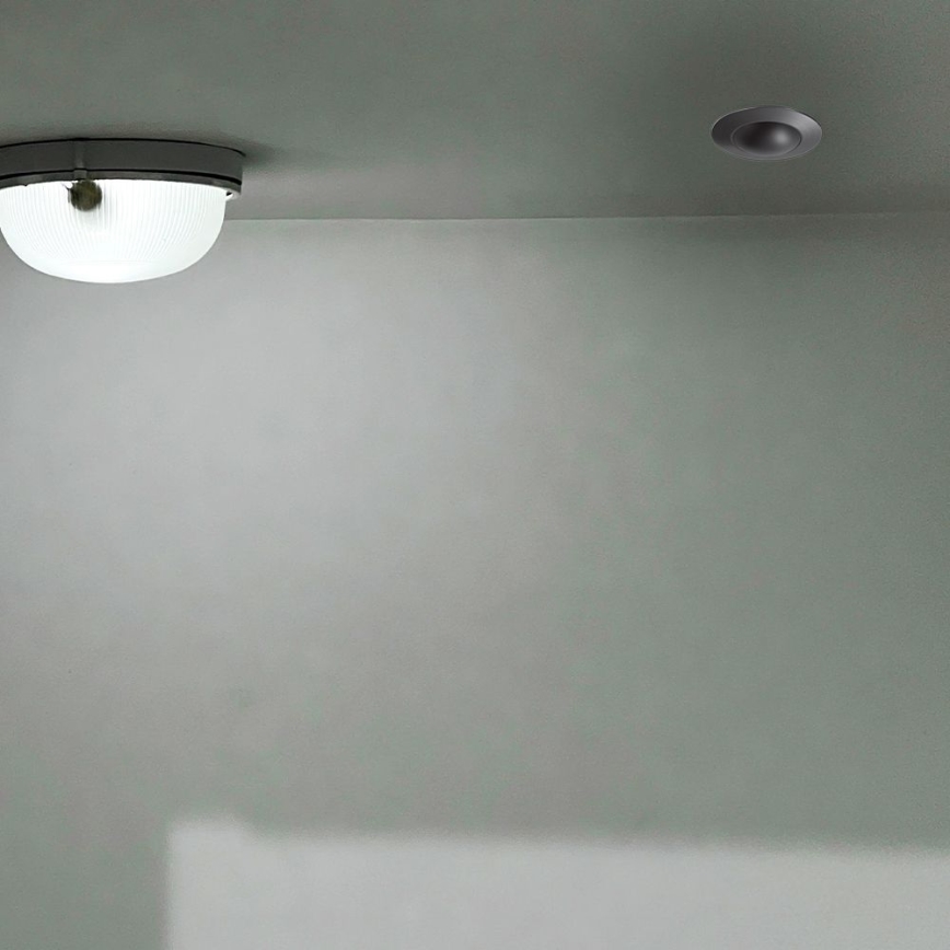 Senzor pohybu podhľadový PIR 360° 500W/230V čierna