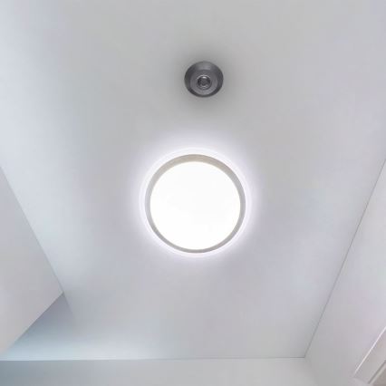 Senzor pohybu stropný PIR 360° 1000W/230V čierna