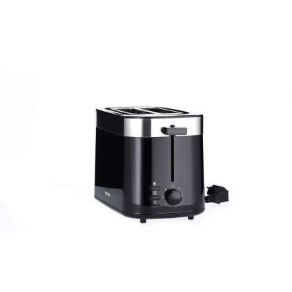 Severin AT 9264 - Hriankovač s dvoma otvormi 800W/230V nerez/čierna