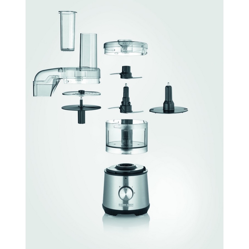 Severin KM 3865 - Sekáč potravín 400 W/230 V nerez/čierny