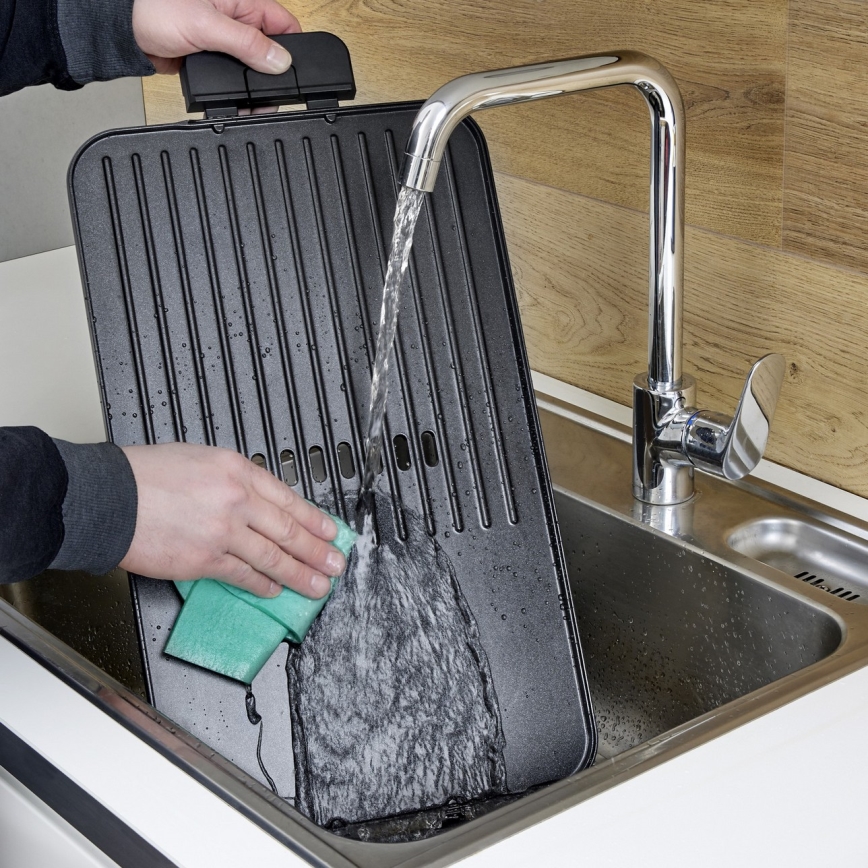 Severin PG 8564 - Stolný elektrický gril 2300W/230V 50x30 cm čierny