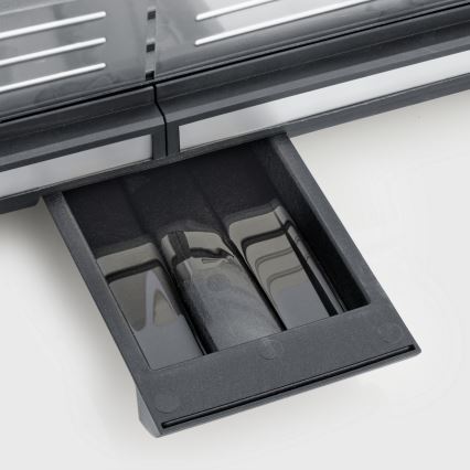 Severin PG 8564 - Stolný elektrický gril 2300W/230V 50x30 cm čierny