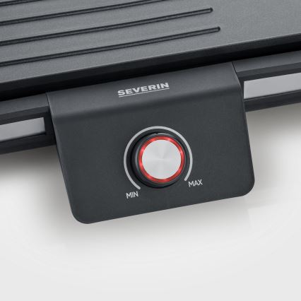 Severin PG 8564 - Stolný elektrický gril 2300W/230V 50x30 cm čierny