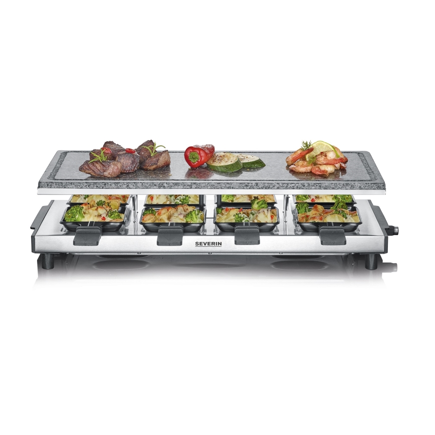Severin RG 2374 - Raclette gril s lávovým kameňom 1500 W/230 V