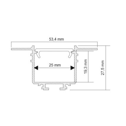 Shilo - LED zapustené stropné svietidlo LED/9W/230V 3000K CRI 90 čierne