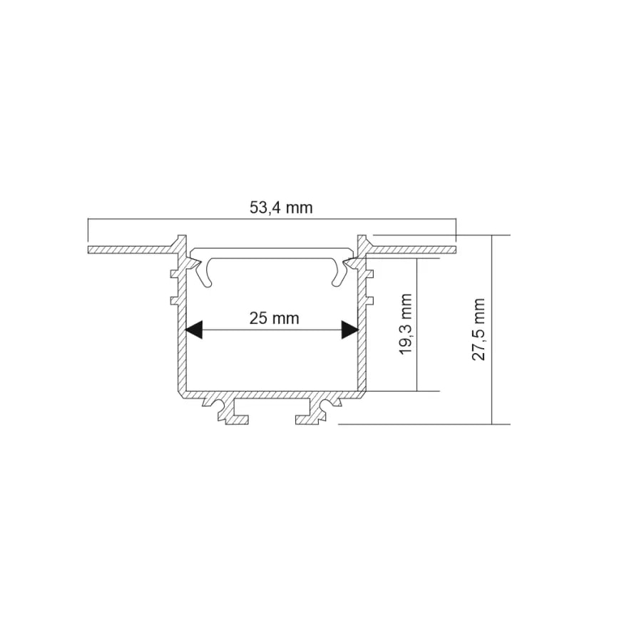 Shilo - LED zapustené stropné svietidlo LED/9W/230V 3000K CRI 90 čierne