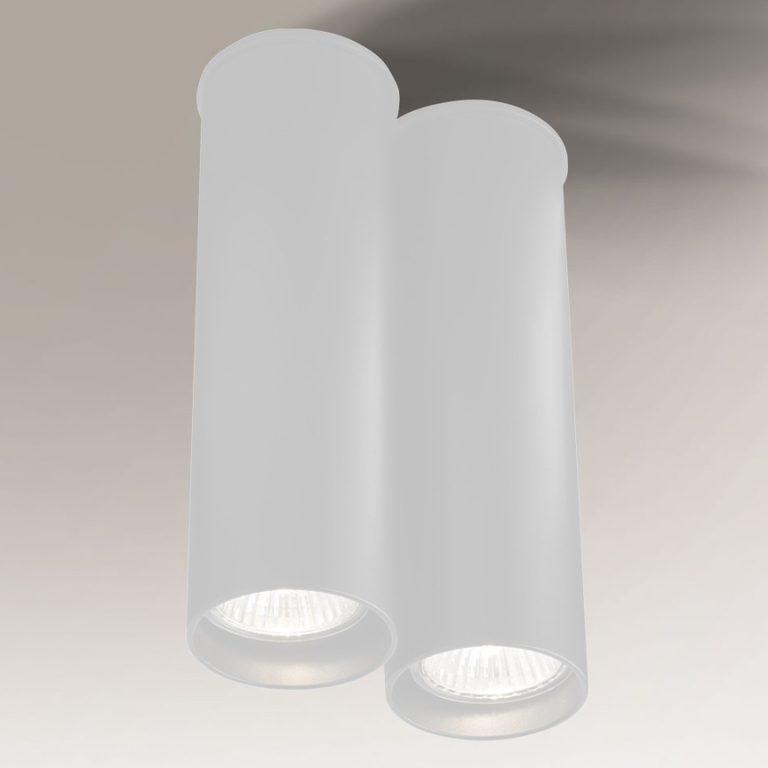 Shilo - Stropné svietidlo 2xGU10/15W/230V biela