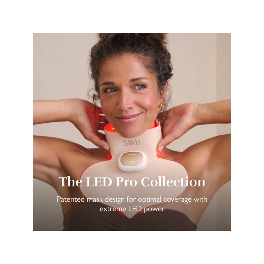 Silk’n - LED terapeutická maska na hruď LED/5V béžová