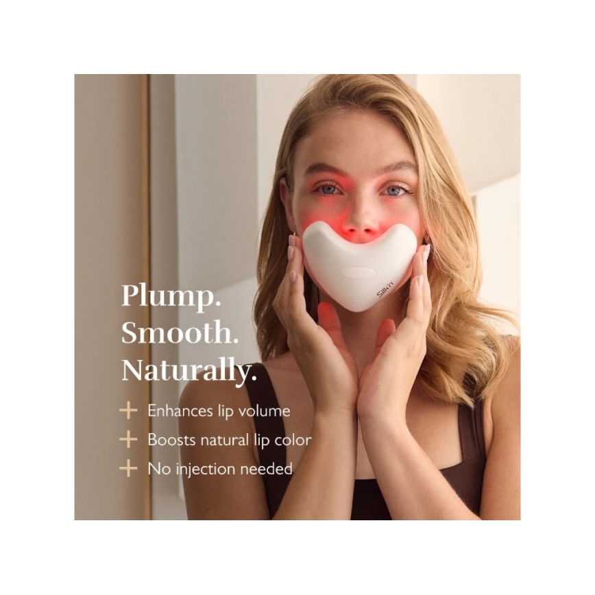 Silk’n - LED terapeutická maska na pery LED/5V 500 mAh béžová