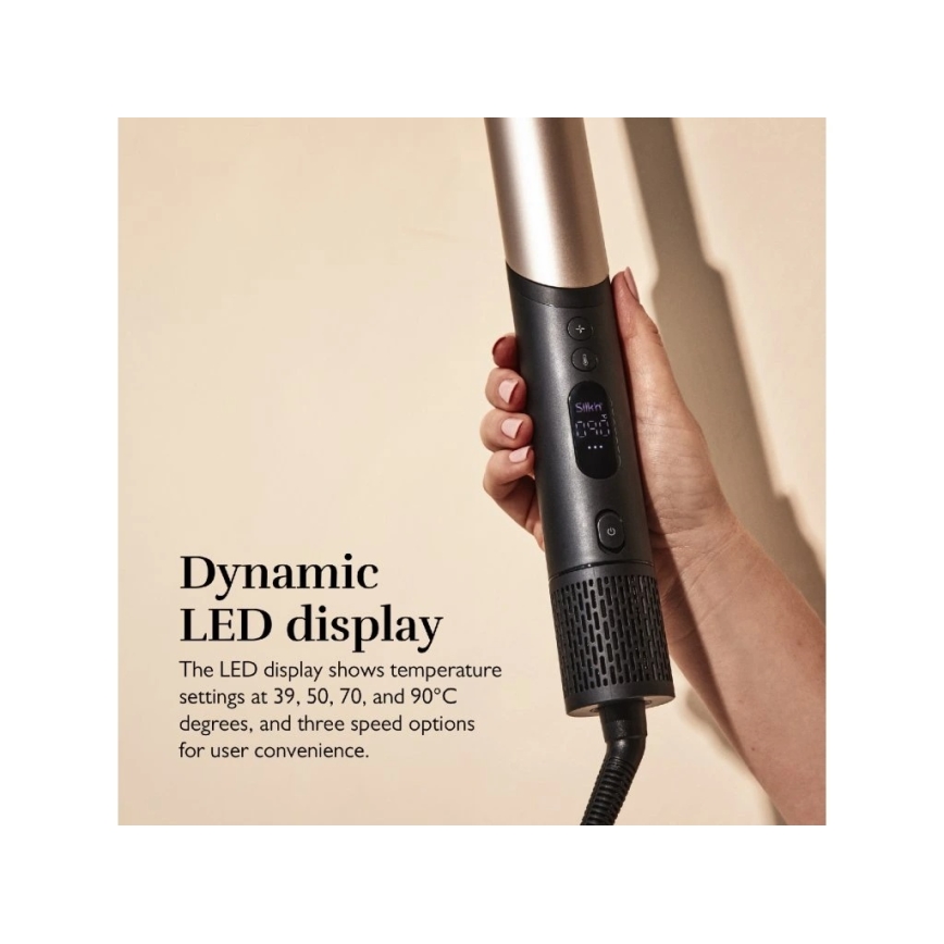 Silk’n - Sušič vlasov SILKYAIR FLEX 230V čierna/zlatá