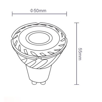 Sinclair - LED Žiarovka GU10/5W/230V 4000K