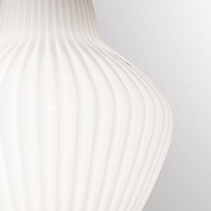 SIRU - Luster na lanku LONDON 1xE27/60W/230V biela/lesklý chróm benátske sklo