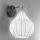 SIRU - Nástenná lampa AURIGA 1xG9/30W/230V matný chróm/biela benátske sklo