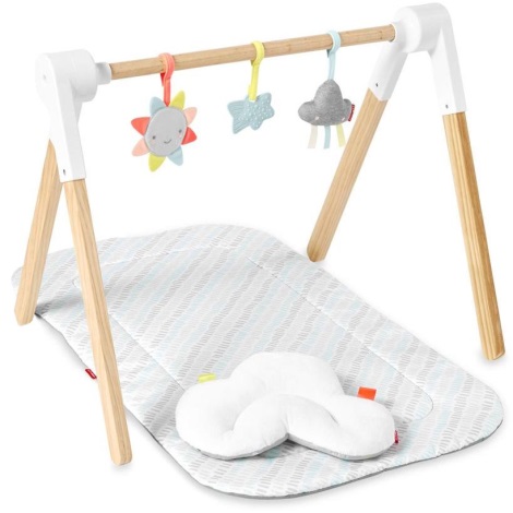 Skip Hop - Detská hracia deka s drevenou hrazdičkou LINING CLOUD
