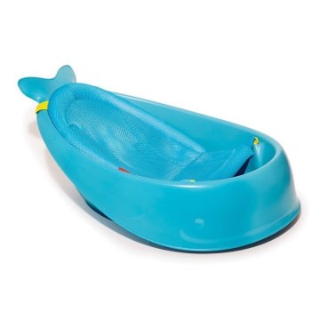 Skip Hop - Detská vaňa s ergonomickou podložkou MOBY 3 modrá