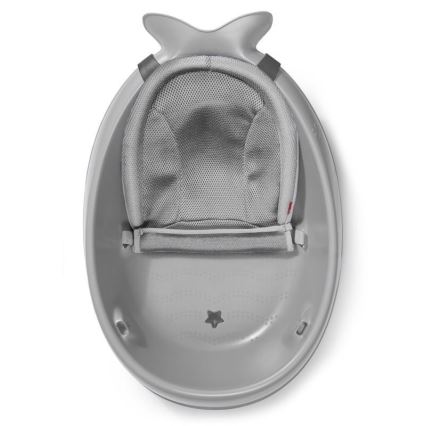 Skip Hop - Detská vanička s ergonomickou podložkou MOBY 3 šedá