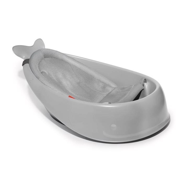 Skip Hop - Detská vanička s ergonomickou podložkou MOBY 3 sivá
