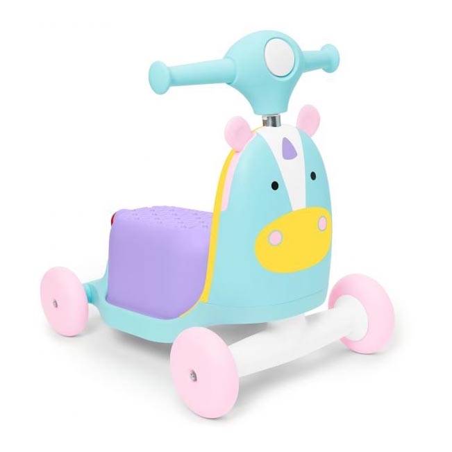 Skip Hop - Odrážadlo 3v1 ZOO jednorožec 3xAAA