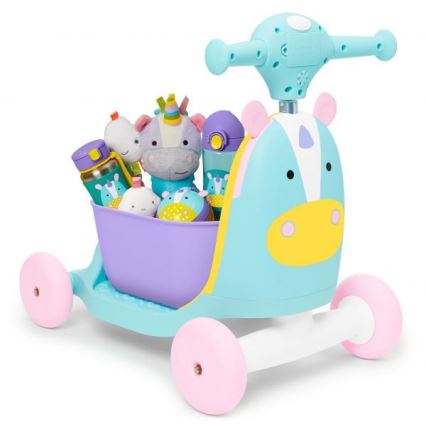 Skip Hop - Odrážadlo 3v1 ZOO jednorožec 3xAAA