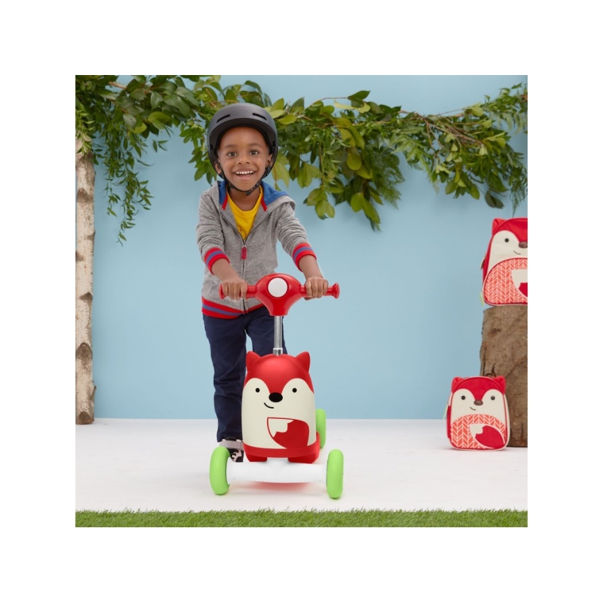 Skip Hop - Odrážadlo 3v1 ZOO líška 3xAAA