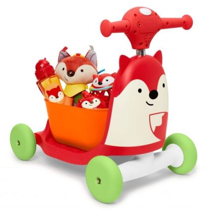 Skip Hop - Odrážadlo 3v1 ZOO líška 3xAAA