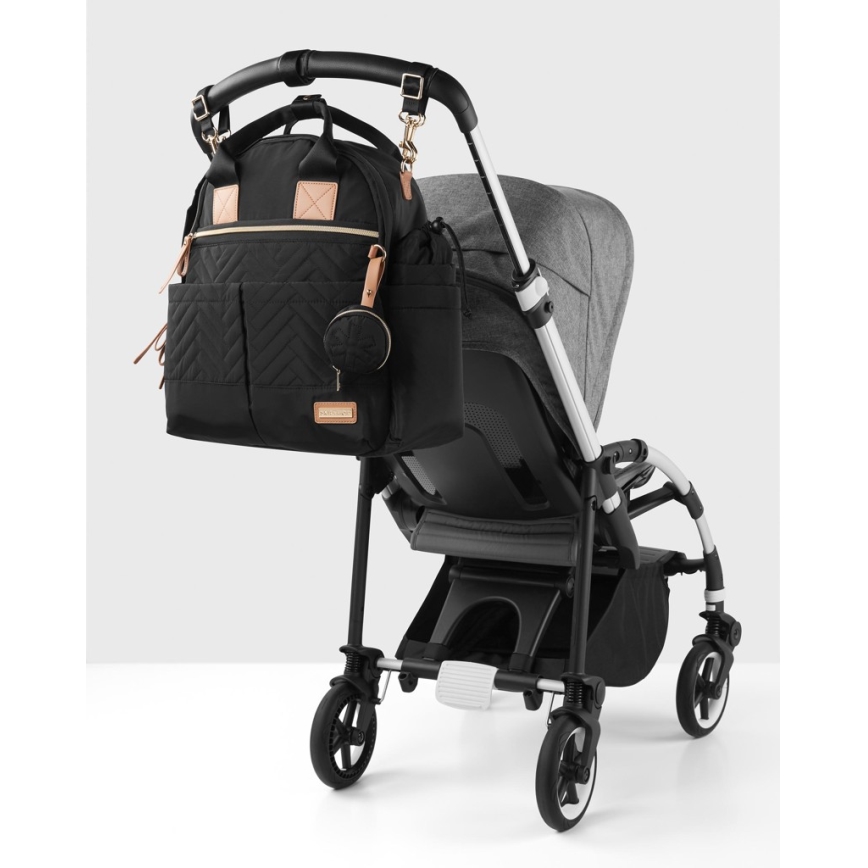 Skip Hop - Prebaľovací batoh na kočík 6v1 SUITE SET čierna
