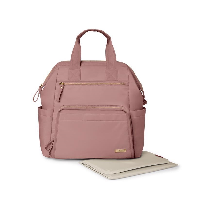 Skip Hop - Prebaľovací batoh na kočík MAINFRAME Dusty rose