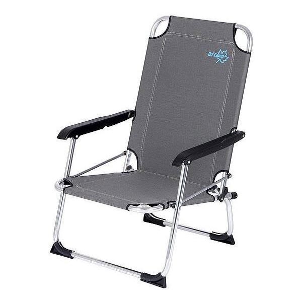 Skladacia kempingová stolička sivá