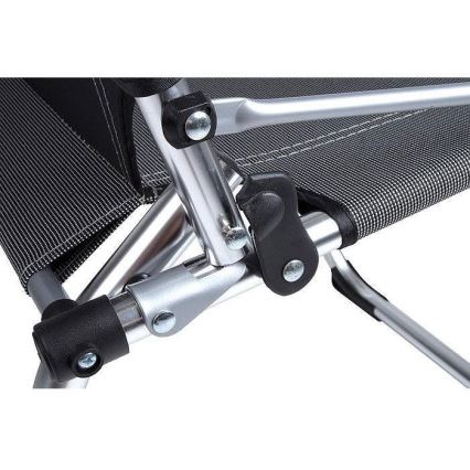 Skladacia kempingová stolička sivá