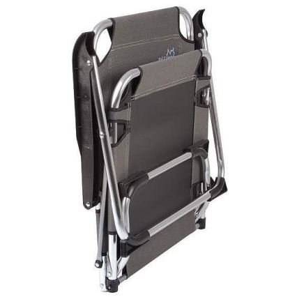 Skladacia kempingová stolička sivá