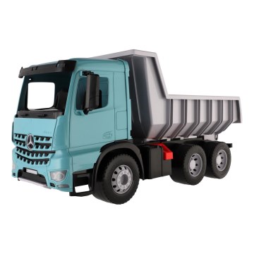 Sklápač Mercedes GIGA TRUCKS 65 cm, modro-šedý